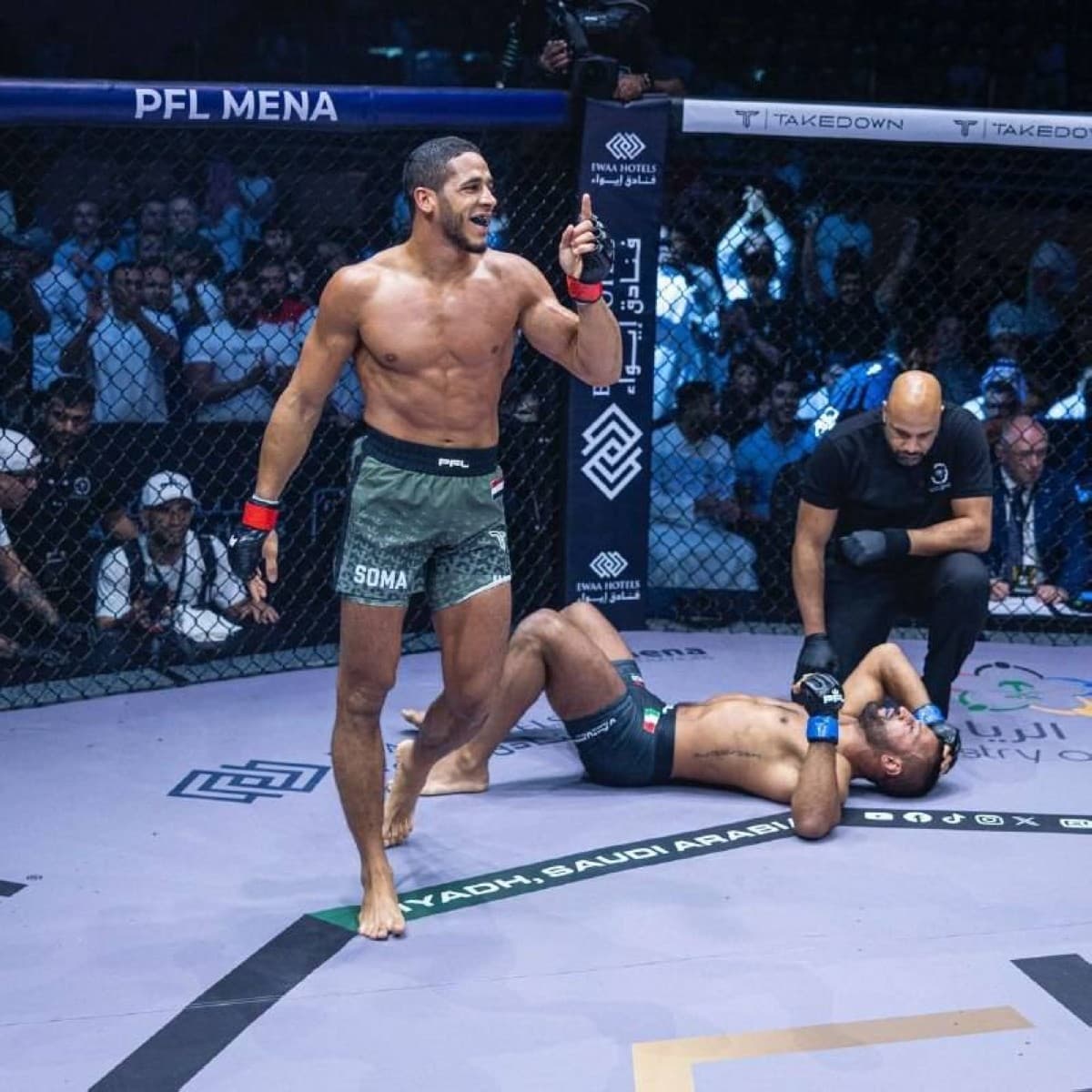 Omar Al-Dafrawi Represents Arab Fight at PFL Dubai
