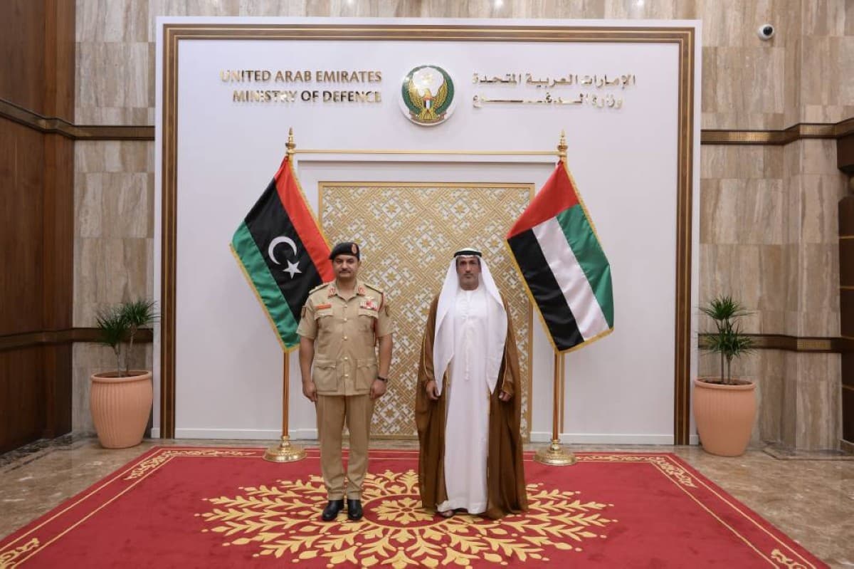 Defense Minister Meets Libyan Military Deputy