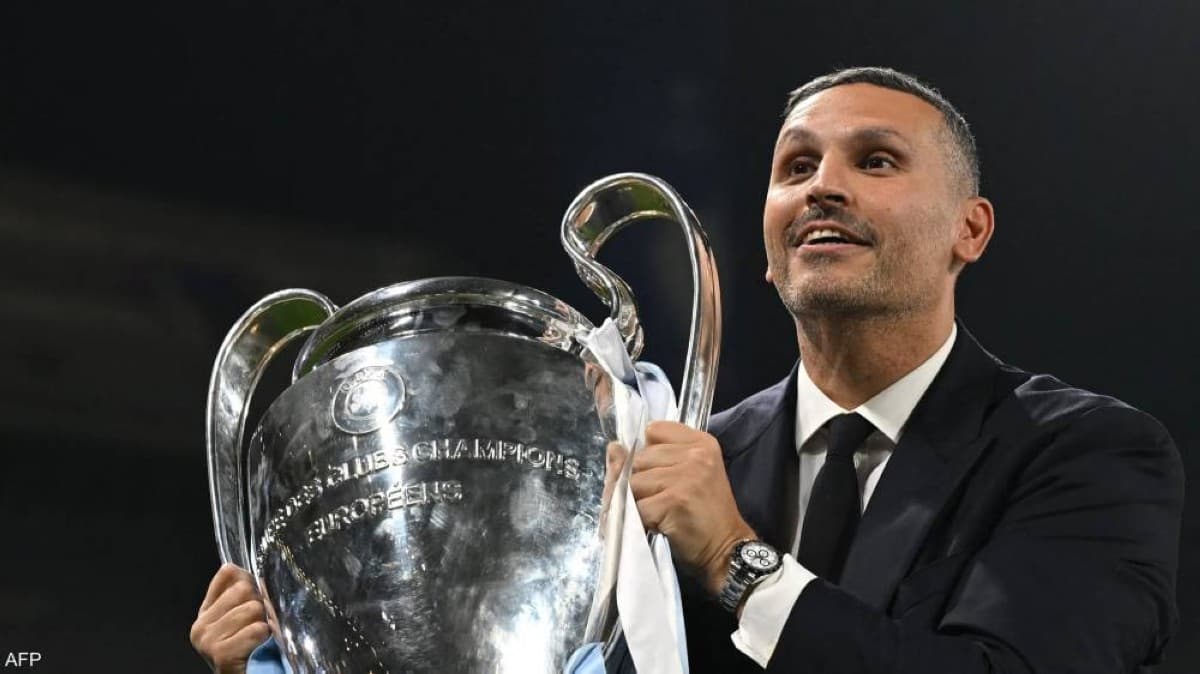 Khaldoun Al Mubarak comforts City supporters