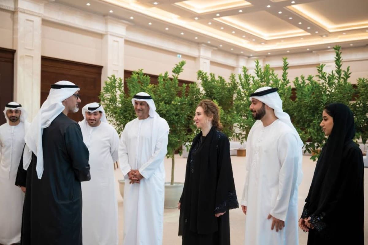 Khaled bin Mohamed greets BRICS team
