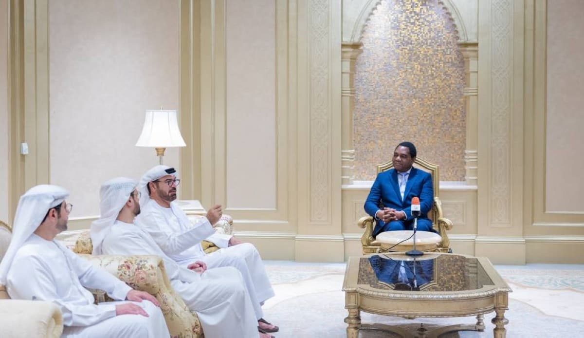 Zambia President Talks Development with UAE