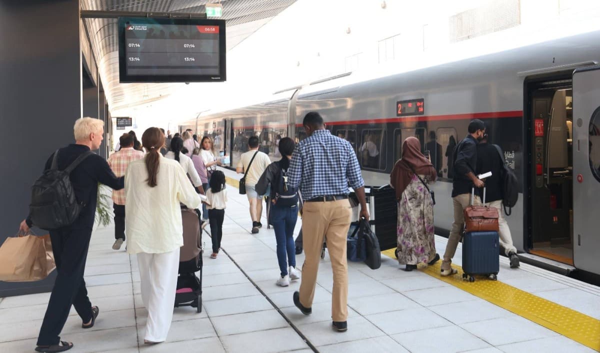 Extra Etihad Rail trains between Abu Dhabi and Dubai