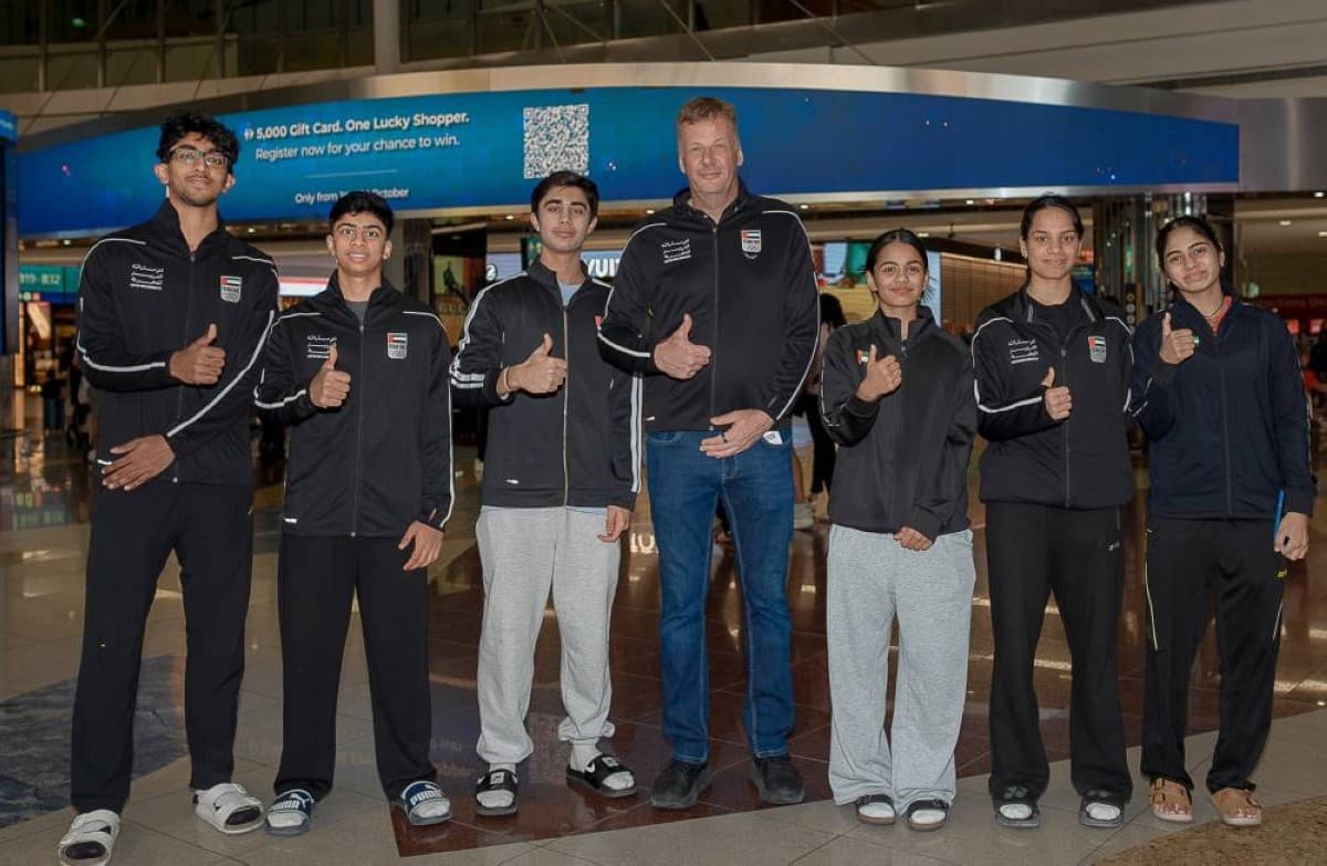 UAE Youth Team at Cairo Badminton Championship