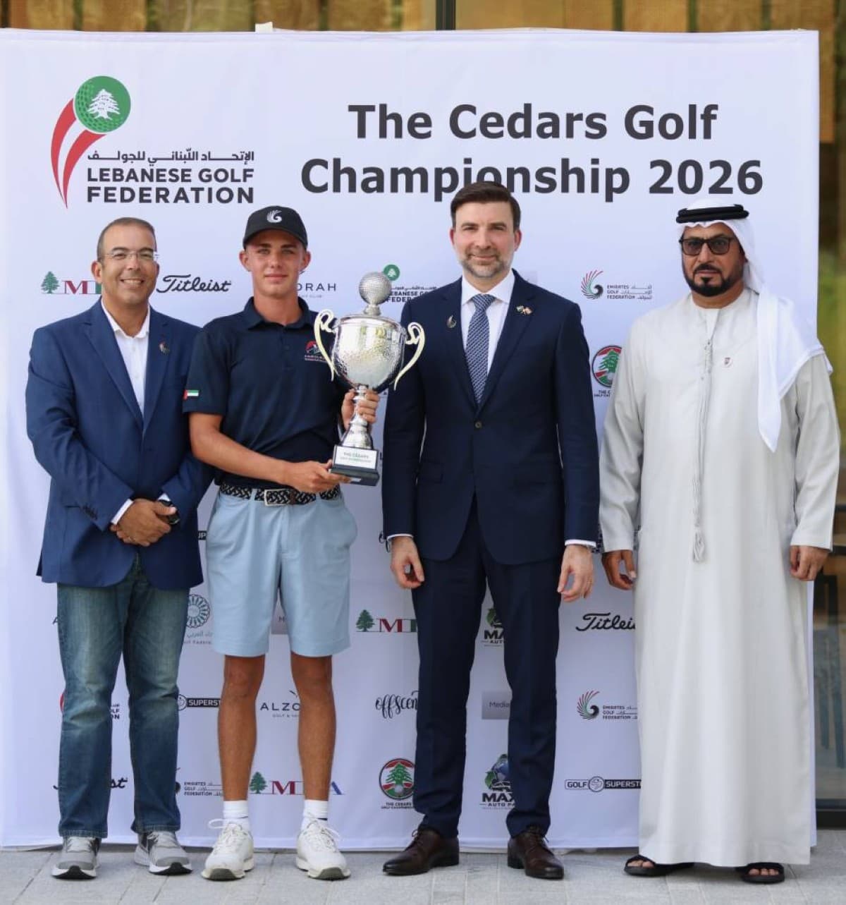 Roshka and Chudhury win Lebanese Golf Title