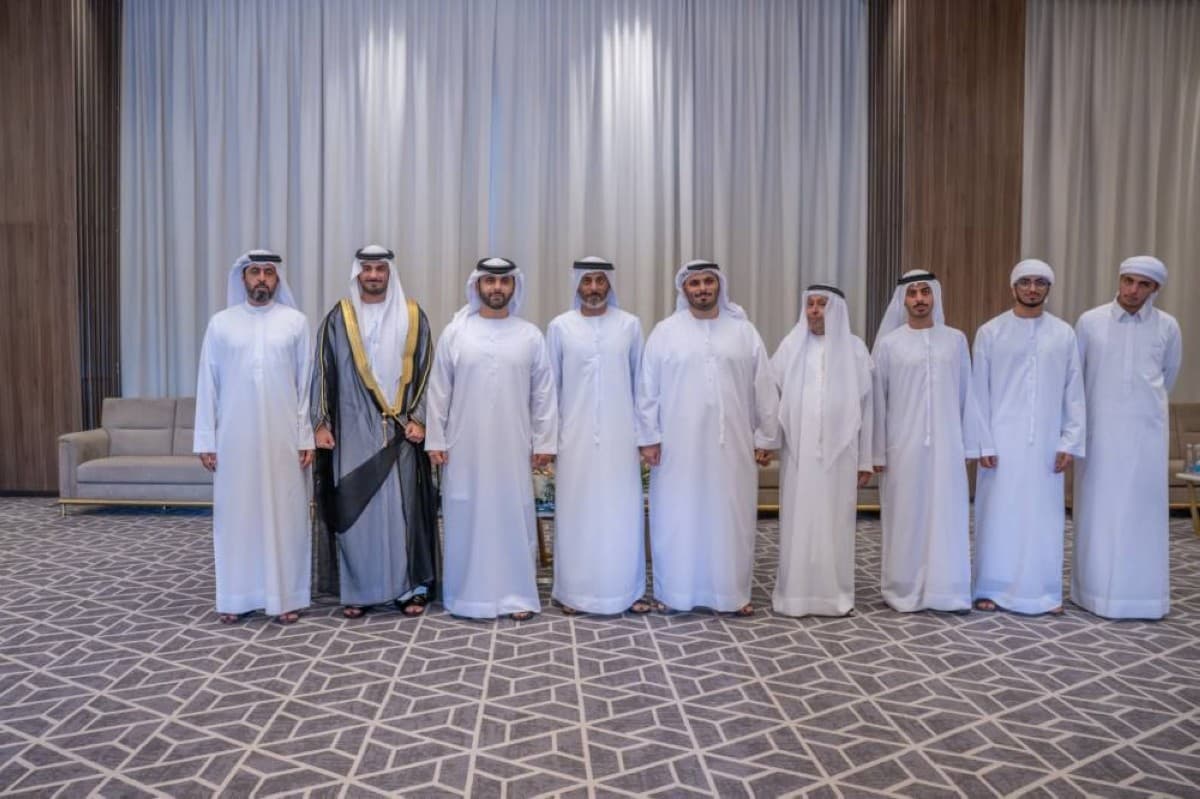 منصور بن محمد يشارك في فرح المهيري وآل علي
