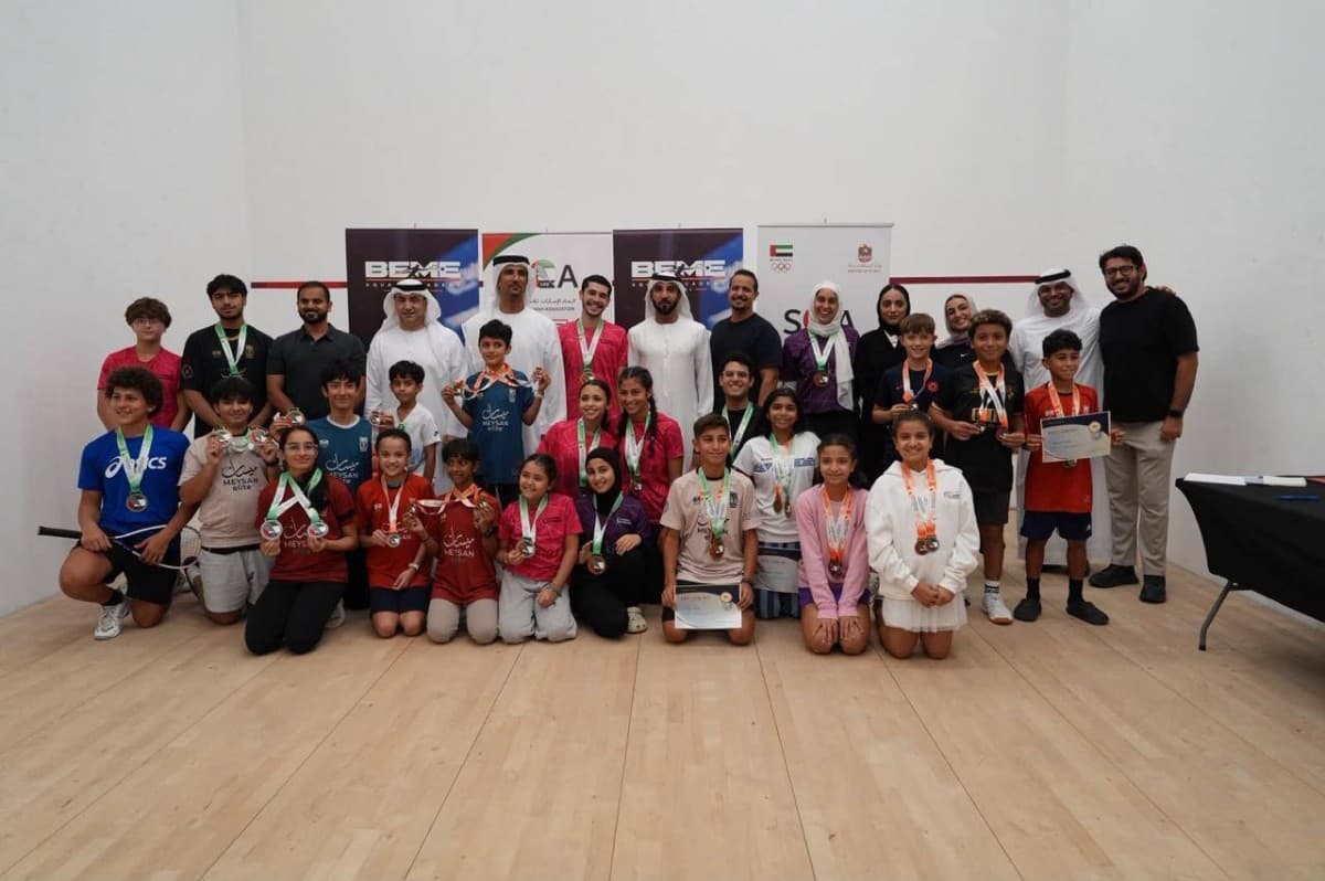 Ali Afifi and Farah Moemen Win UAE Squash Titles