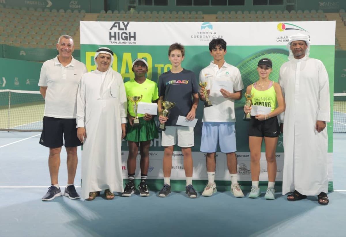 مشاركة 200 لاعب في بطولة مادو للتنس بالفجيرة