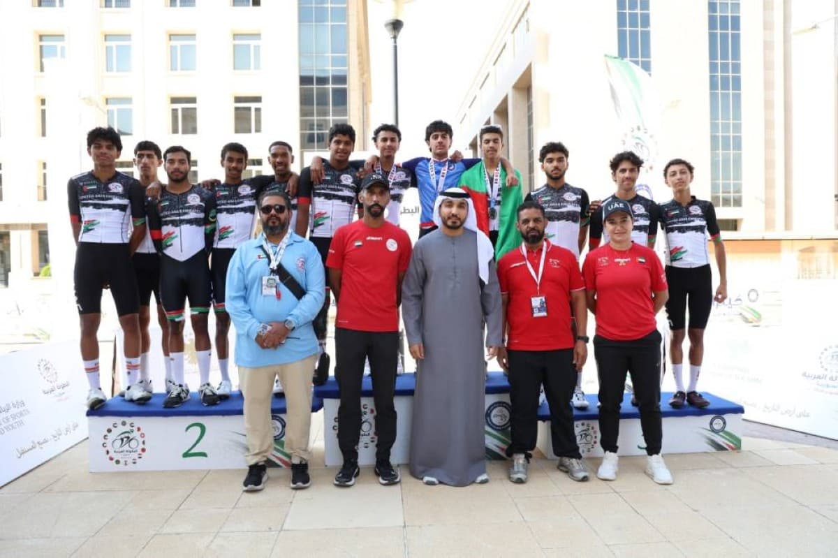 Al-Nuaimi secures gold at Arab Juniors Cycling
