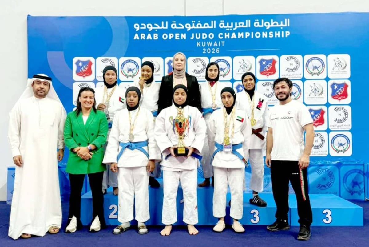 Junior judo team earns 14 medals at Kuwait Arab Championship