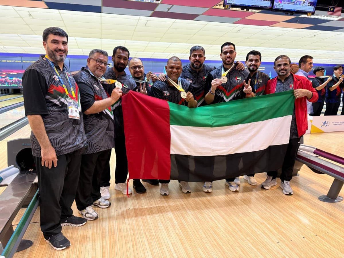 منتخب الإمارات للصم يفوز بفضية فرق البولينغ في آسيا