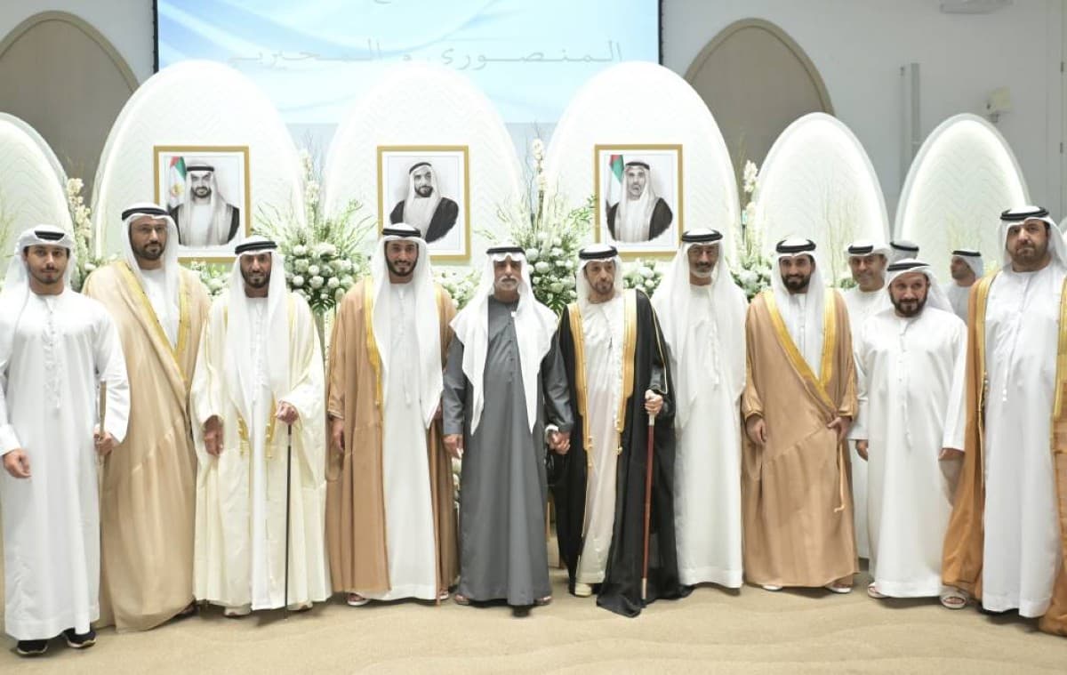 Nayyan bin Mubarak at Al-Mansouri and Al-Mohairibi event