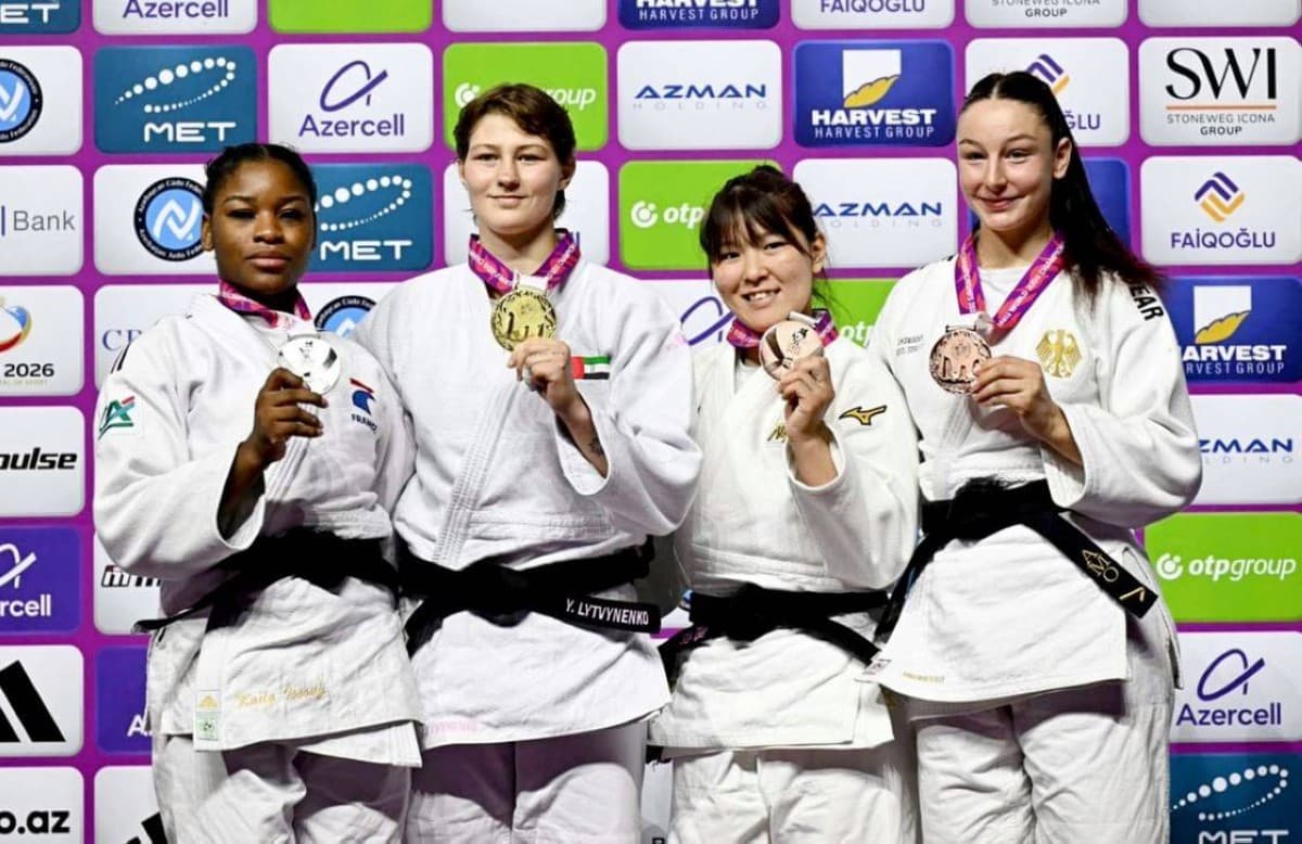 Judo UAE secures gold at Azerbaijan World Championships
