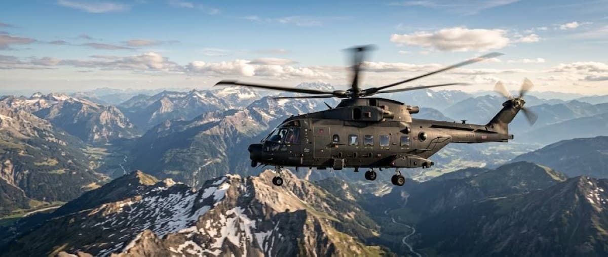 Helicopter distance in 30 mins
