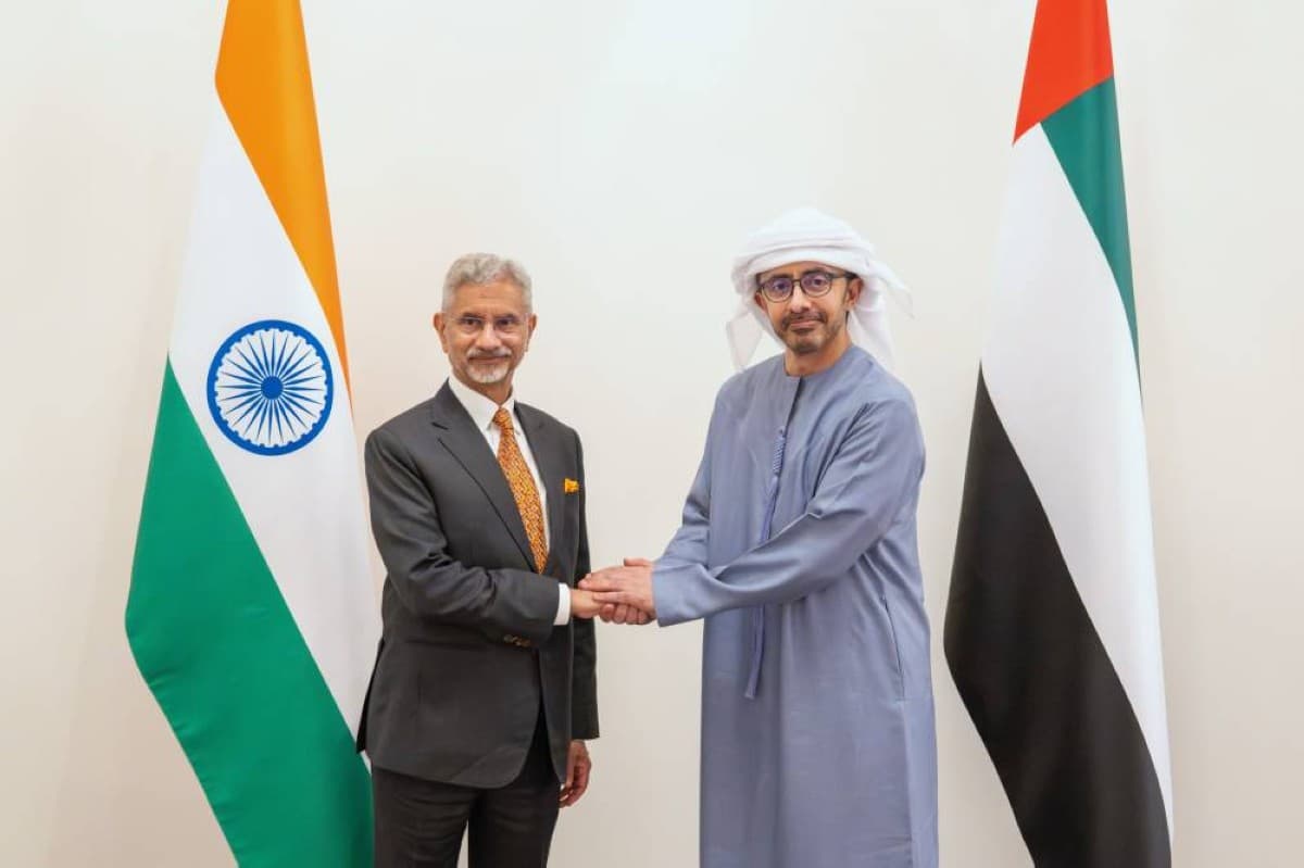 Abdullah bin Zayed Meets Indian FM