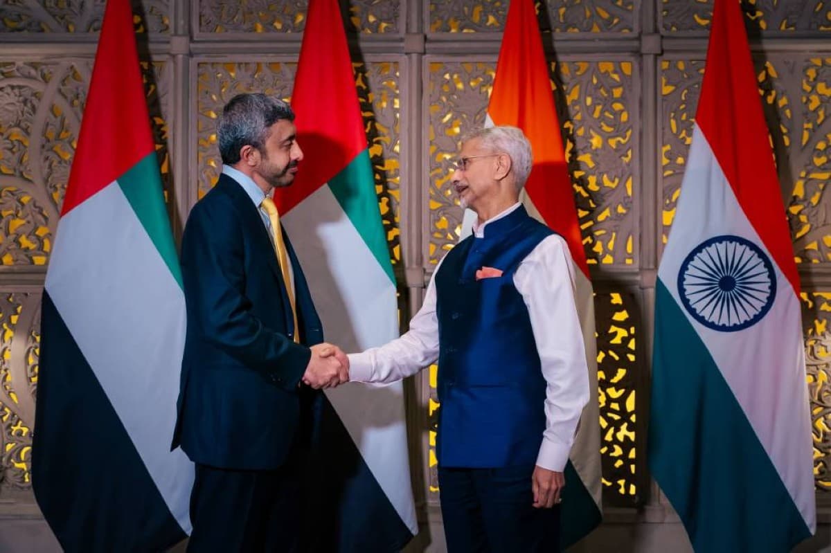 Abdullah bin Zayed Gmeet Indian FM in Mumbai