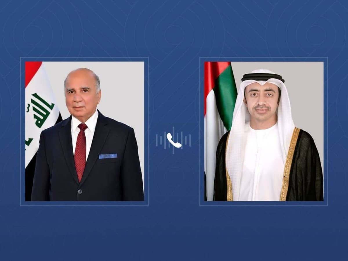 Abdullah bin Zayed and Iraqi officials discuss regional issues