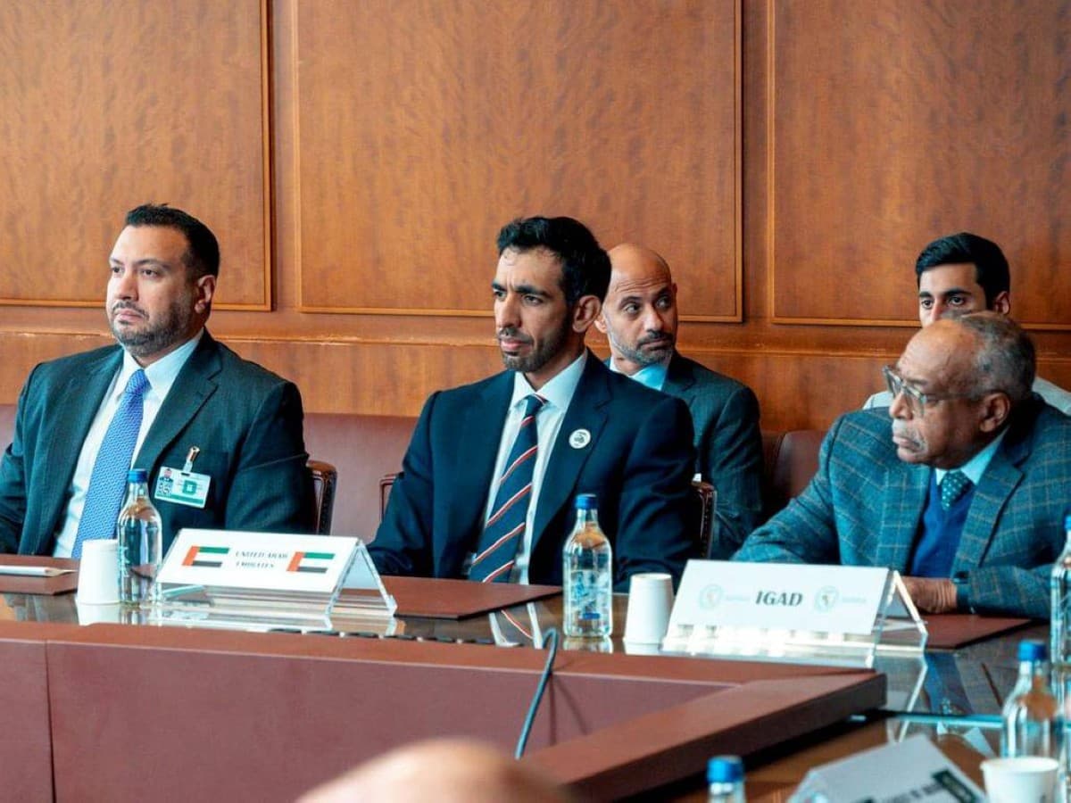 Shakhbout bin Nahyan attends Sudan peace meeting