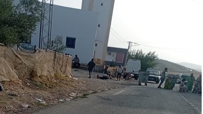 Sidi Bahr residents protest water shortage in Qrombalia