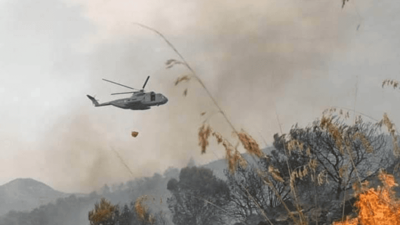 Air Force conducts 55 wildfire interventions in 3 days