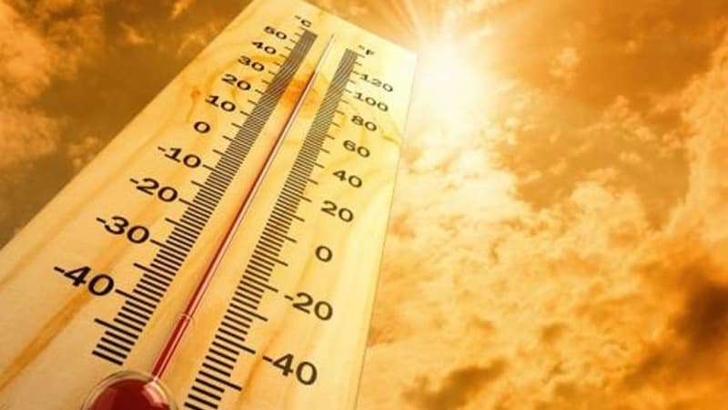 Today: Temperature rise with afternoon thunderstorms