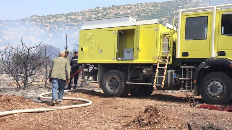 Mount Bolman Fire Expands, Families Removed