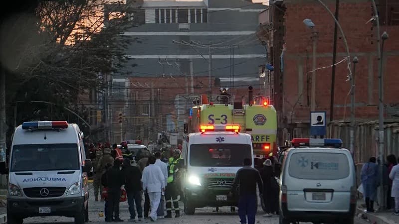 Bolivia military base blast injures dozens