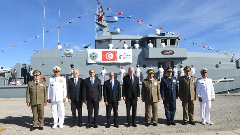 Tunisian President inaugurates Kairouan warship