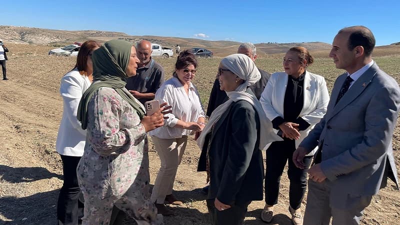 Family Minister Supports Siliana Women’s Farm