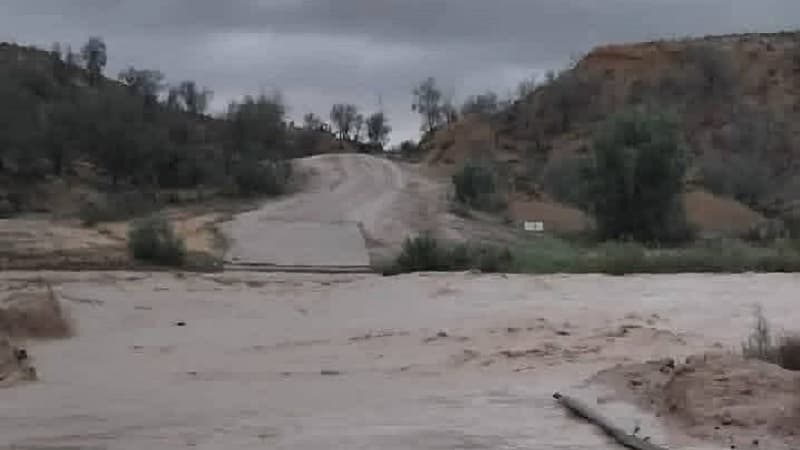 Kairouan: Road Closure Due to Flooding