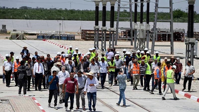 القيروان تدشين محطة تحويل الكهرباء ذات الجهد العالي بزعفرانة بتكلفة 24 مليون دينار