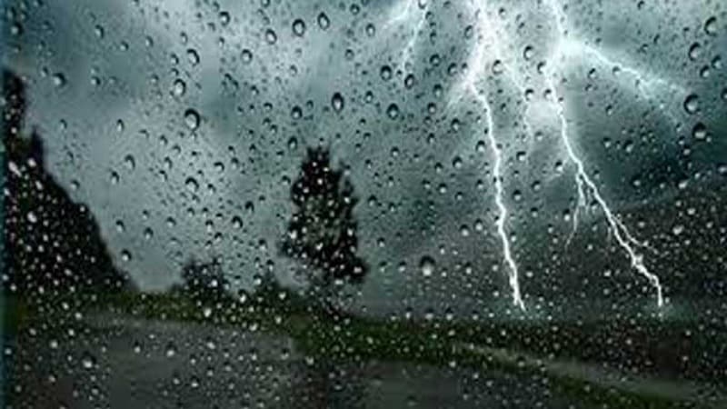 Sunday: Cooler with afternoon rain