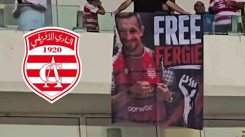 Club Africain fans protest at Rades
