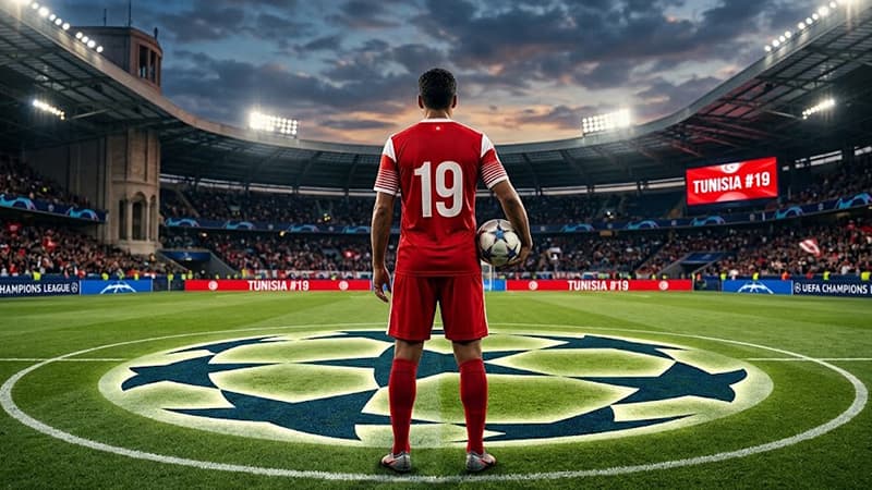 Tunisian Player Scores Hat-Trick in Champions League
