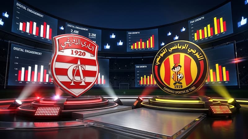 النادي الإفريقي يستعيد صدارة فيسبوك من الترجي