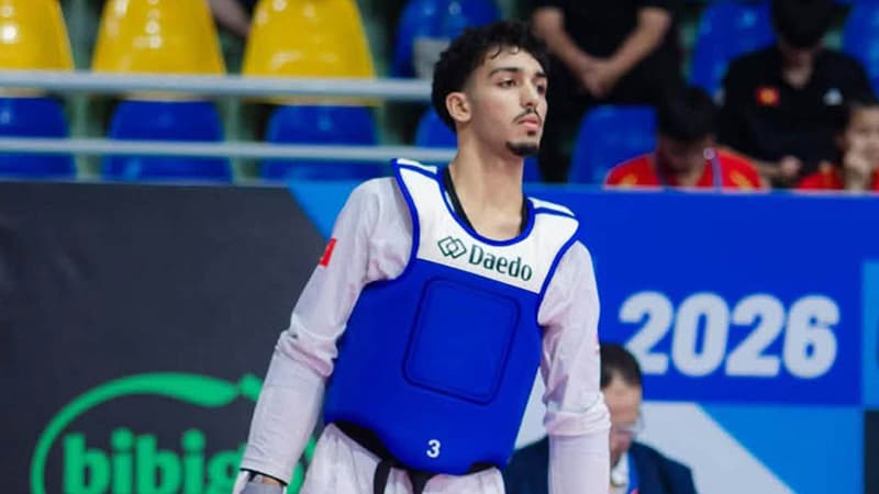 Tunisian Flag Flies High as Salami Places Second in Taekwondo