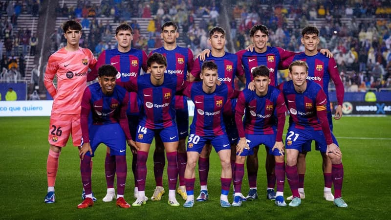 Barcelona's squad for PSG match