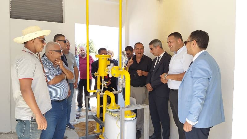 بدء تسريح الغاز في منزل عبد الرحمان