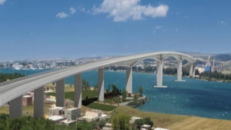 تقدم مشروع جسر بنزرت الجديد بنسبة 75٪