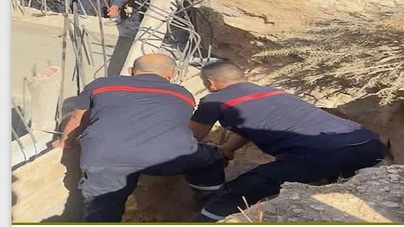 Tozeur: Saving a young man under sands