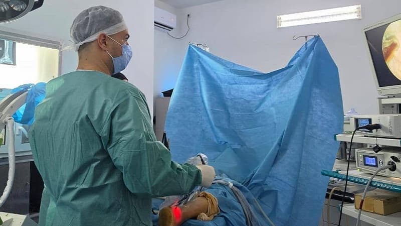 First precise ankle surgery at Qably Hospital