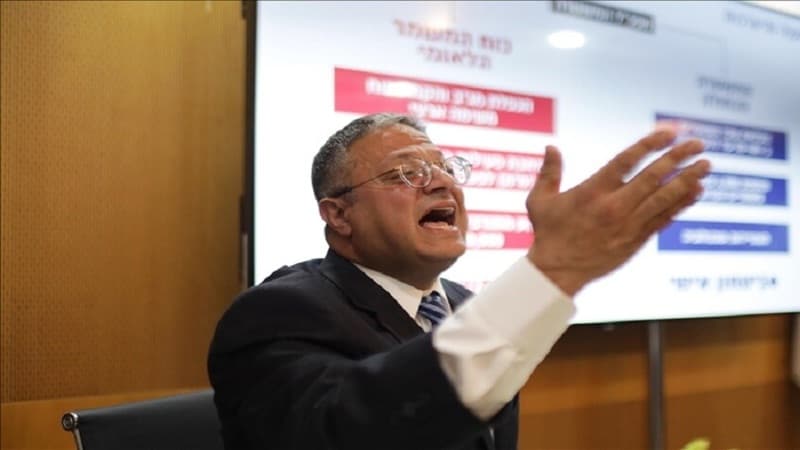 Ben Gvir Suggests Plan to Displace Palestinians