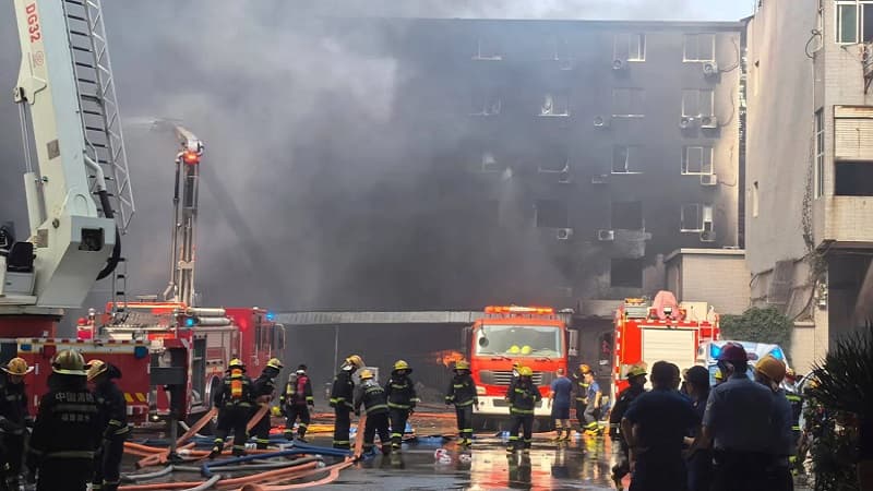 Death Toll from China Shoe Factory Fire Rises