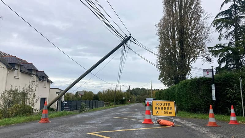 Storm disrupts power and trains in northwest France