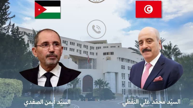 Tunisia and Jordan Foreign Ministers Discuss