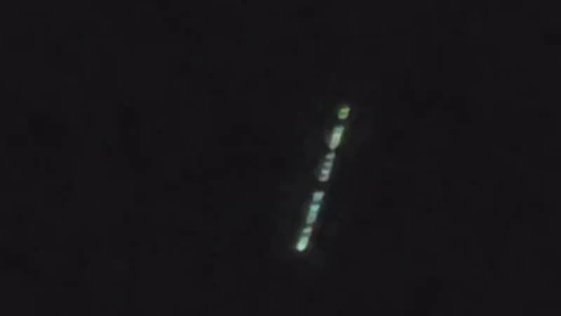 Green Object Spotted Over Tunis