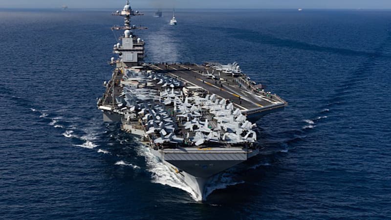 New US aircraft carrier lands in Middle East