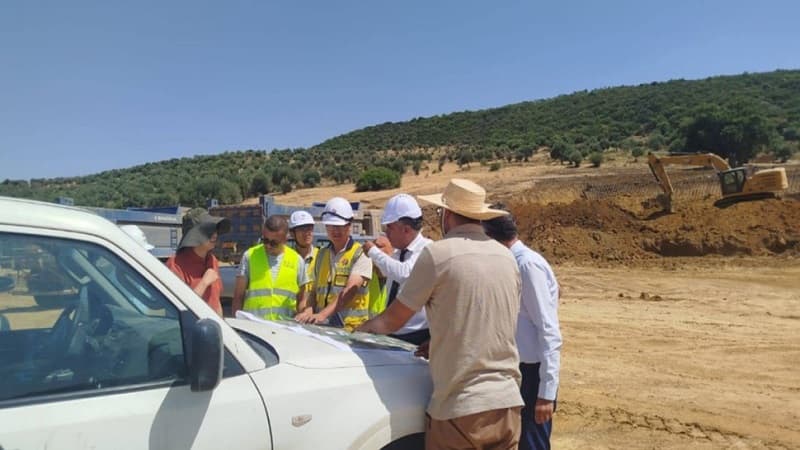 Progress in completing Jendouba Dam