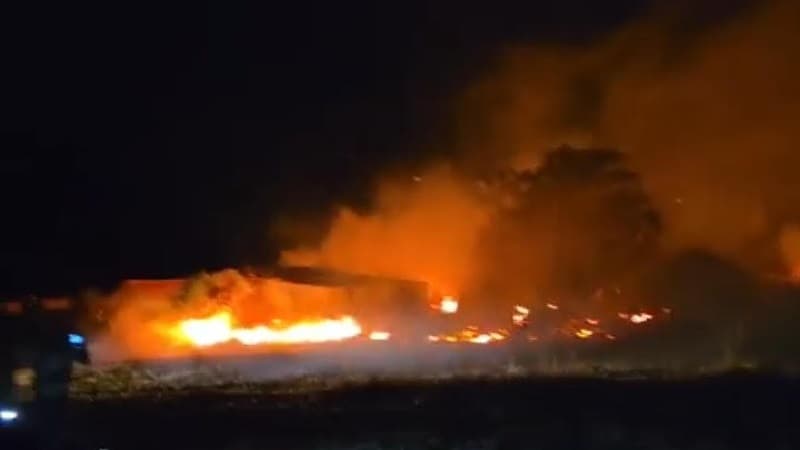 Furnana fire damages homes and crops