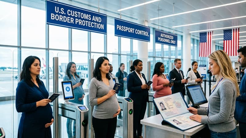 U.S. blocks pregnant foreigners' plans