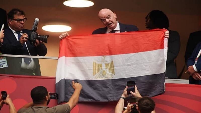 إنفانتينو يوجه رسالة للمنتخب المصري قبل انتخابات فيفا